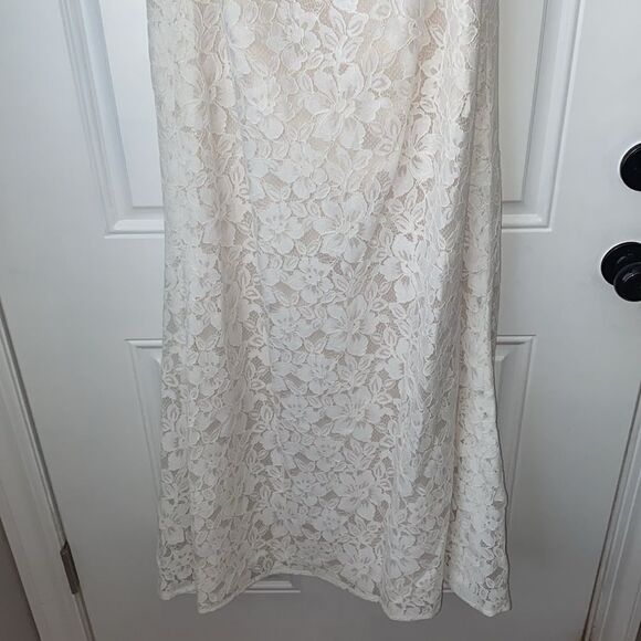 NWT BHLDN Whispers & Echoes Eastcote Strapless Bridal Wedding Gown Dress Size 8 - Picture 4 of 16